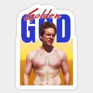 Golden God Sticker